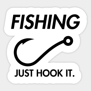 Just hook it Sticker